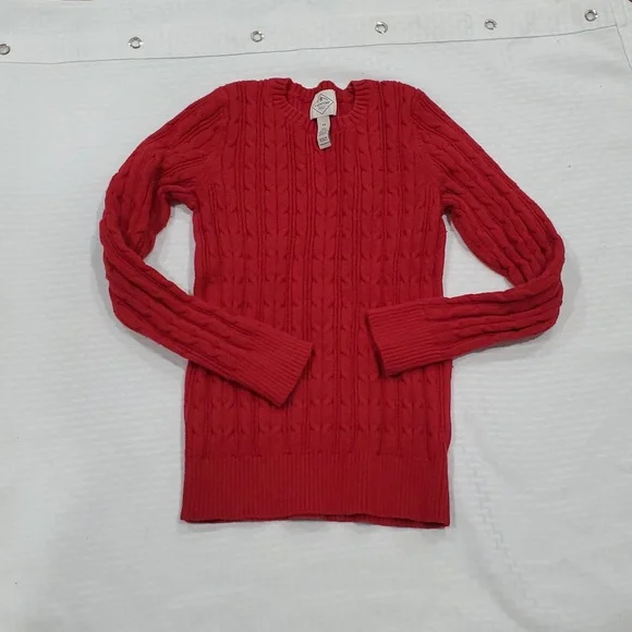 St john"s Bay lot Cable Knit Sweaters - Red and Blue - Picture 7 of 8